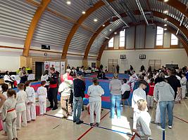 Jihočeský turnaj mládeže Japonského karate, sportovní hala Dolní Třebonín 12.4.2025, Zdroj: SHIROKAN DOJO - Karate České Budějovice