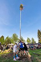 Pálení čarodějnic, Dolní Třebonín 30. 4. 2025, foto: Lubor Mrázek
