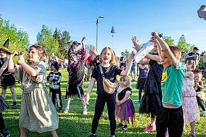 Pálení čarodějnic, Dolní Třebonín 30. 4. 2025, foto: Lubor Mrázek