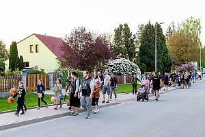 Pálení čarodějnic, Dolní Třebonín 30. 4. 2025, foto: Lubor Mrázek