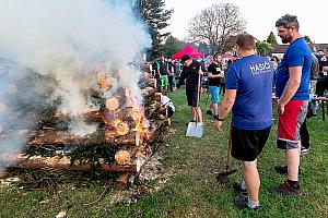 Pálení čarodějnic, Dolní Třebonín 30. 4. 2025, foto: Lubor Mrázek