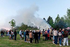 Pálení čarodějnic, Dolní Třebonín 30. 4. 2025, foto: Lubor Mrázek