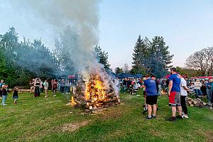 Pálení čarodějnic, Dolní Třebonín 30. 4. 2025, foto: Lubor Mrázek