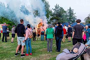 Pálení čarodějnic, Dolní Třebonín 30. 4. 2025, foto: Lubor Mrázek