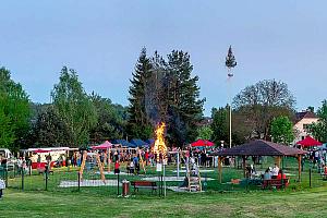 Pálení čarodějnic, Dolní Třebonín 30. 4. 2025, foto: Lubor Mrázek