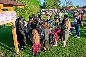 Pálení čarodějnic, Dolní Třebonín 30. 4. 2025, foto: Jan Švec