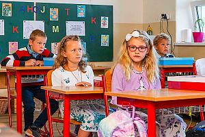 Zahájení školního roku v ZŠ Dolní Třebonín 1. 9. 2025, foto: Lubor Mrázek