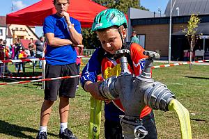 Závody TFA mladých hasičů, Dolní Třebonín 6. 9. 2025, foto: Lubor Mrázek