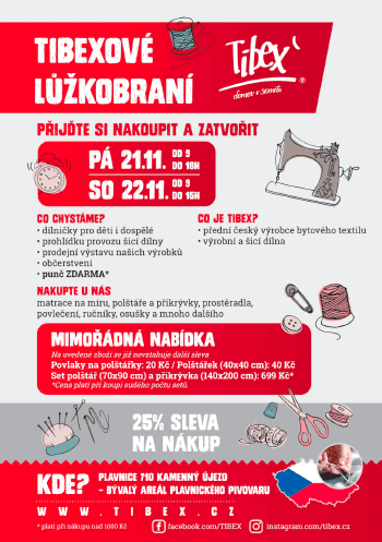 Tibexové Lůžkobraní  21. a 22. 11. 2025