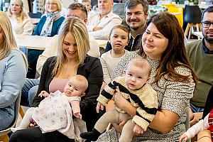Vítání občánků v Dolním Třeboníně 8. 11. 2025, foto: Lubor Mrázek