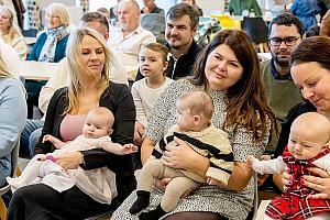 Vítání občánků v Dolním Třeboníně 8. 11. 2025, foto: Lubor Mrázek