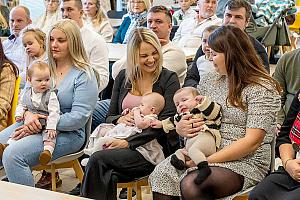 Vítání občánků v Dolním Třeboníně 8. 11. 2025, foto: Lubor Mrázek