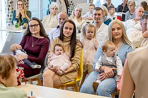 Vítání občánků v Dolním Třeboníně 8. 11. 2025, foto: Lubor Mrázek
