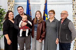 Vítání občánků v Dolním Třeboníně 8. 11. 2025, foto: Lubor Mrázek