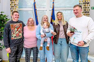 Vítání občánků v Dolním Třeboníně 8. 11. 2025, foto: Lubor Mrázek