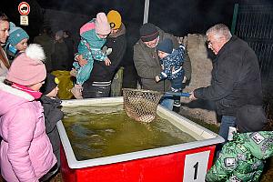 Zpívání u vánočního stromu, Dolní Třebonín 20. prosince 2025, foto: Jan Švec