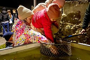 Zpívání u vánočního stromu, Dolní Třebonín 20. prosince 2025, foto: Lubor Mrázek