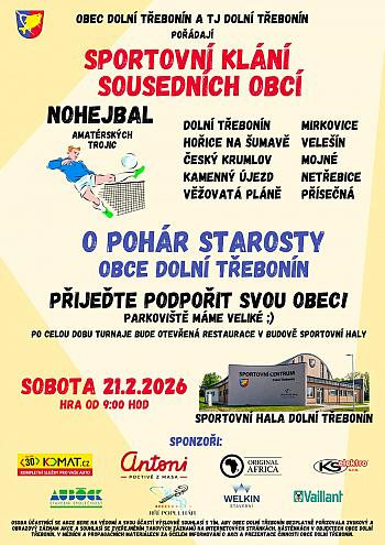 Nohejbalový turnaj - sportovní klání sousedních obcí 2026