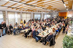 Setkání důchodců, restaurace SKC Dolní Třebonín 5. března 2026, foto: Lubor Mrázek