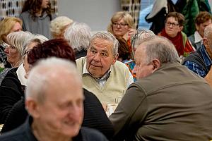 Setkání důchodců, restaurace SKC Dolní Třebonín 5. března 2026, foto: Lubor Mrázek