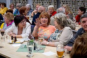 Setkání důchodců, restaurace SKC Dolní Třebonín 5. března 2026, foto: Lubor Mrázek