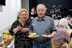 Setkání důchodců, restaurace SKC Dolní Třebonín 5. března 2026, foto: Lubor Mrázek