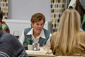 Setkání důchodců, restaurace SKC Dolní Třebonín 5. března 2026, foto: Lubor Mrázek