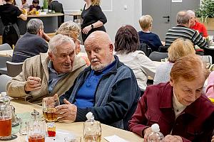 Setkání důchodců, restaurace SKC Dolní Třebonín 5. března 2026, foto: Lubor Mrázek