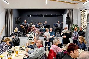Setkání důchodců, restaurace SKC Dolní Třebonín 5. března 2026, foto: Lubor Mrázek