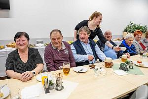 Setkání důchodců, restaurace SKC Dolní Třebonín 5. března 2026, foto: Lubor Mrázek