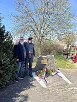 Slavnostní položení kytice k 81. výročí sestřelení amerického letce Williama R. Preddyho 18. 4. 2026