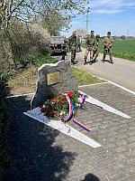Slavnostní položení kytice k 81. výročí sestřelení amerického letce Williama R. Preddyho 18. 4. 2026