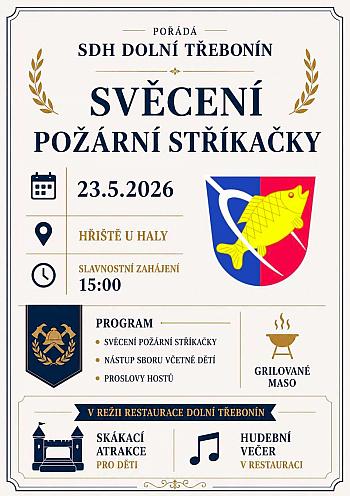 Svěcení požární stříkačky