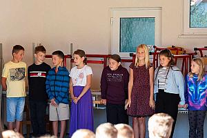 Zahájení školního roku v ZŠ Dolní Třebonín 1. 9. 2026, foto: Lubor Mrázek