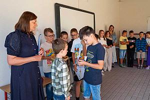 Zahájení školního roku v ZŠ Dolní Třebonín 1. 9. 2026, foto: Lubor Mrázek
