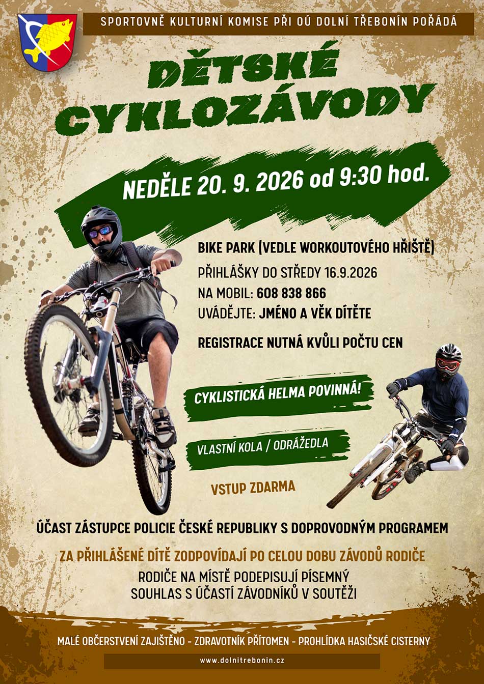 Dětské cyklozávody 20. 9. 2026