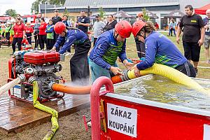 Závody v požárním útoku mladých hasičů, Dolní Třebonín 12. 9. 2026, foto: Lubor Mrázek
