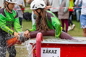 Závody v požárním útoku mladých hasičů, Dolní Třebonín 12. 9. 2026, foto: Lubor Mrázek