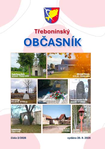 Třebonínský občasník 2/2026 ze dne 20. 9. 2026