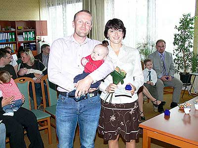 Vítání občánků v Dolním Třeboníně 16. května 2009