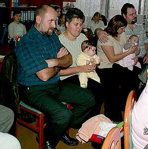 Vítání občánků v Dolním Třeboníně, 24. listopadu 2007, foto: J. Frendl