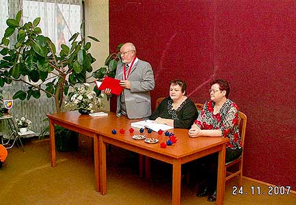 Vítání občánků v Dolním Třeboníně, 24. listopadu 2007, foto: J. Frendl