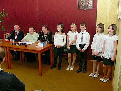 Vítání občánků obce Dolní Třebonín 20.11.2010