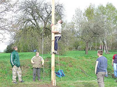 Pálení čarodějnic, Dolní Třebonín 30.4.2006