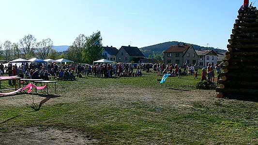 Pálení čarodějnic, Dolní Třebonín 30.4.2007