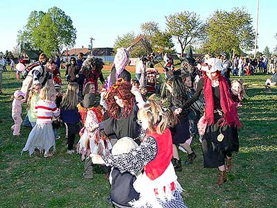 Pálení čarodějnic, Dolní Třebonín 30.4.2007