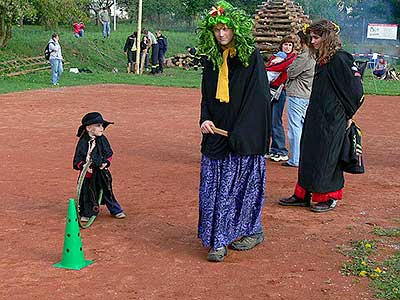 Pálení čarodějnic, Dolní Třebonín 30.4.2009