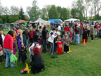 Pálení čarodějnic, Dolní Třebonín 30.4.2009