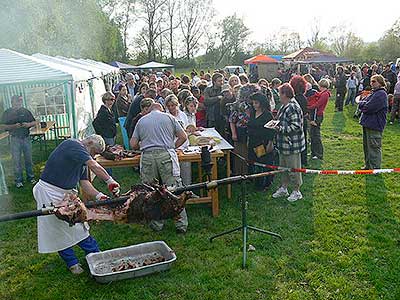 Pálení čarodějnic, Dolní Třebonín 30.4.2009