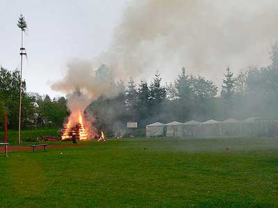 Pálení čarodějnic, Dolní Třebonín 30.4.2009